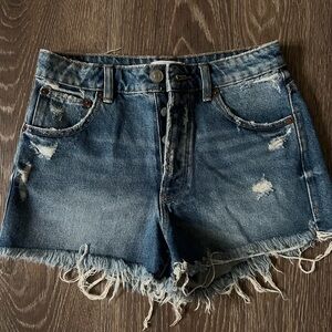 Zara Denim Shorts Sz 2